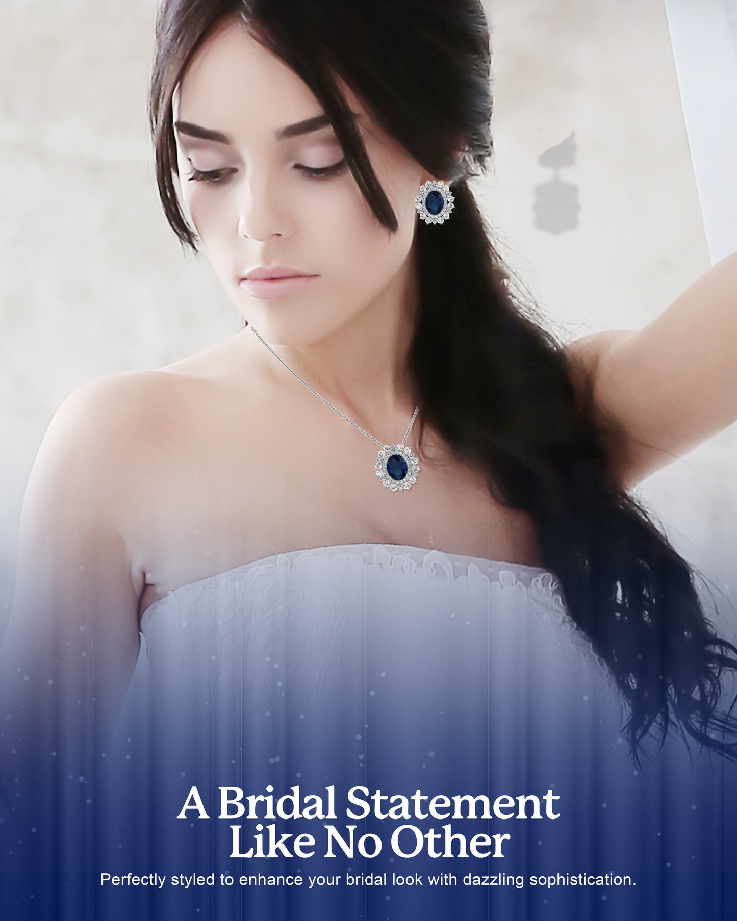 Regal Blue Diamond Set of 3