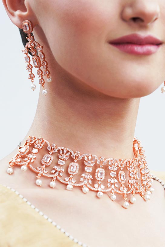 Blush Royale Choker Set