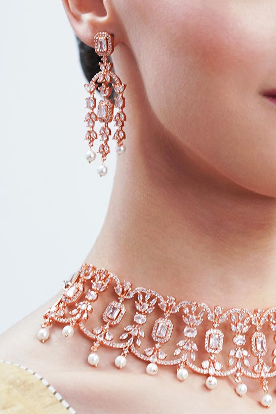 Blush Royale Choker Set