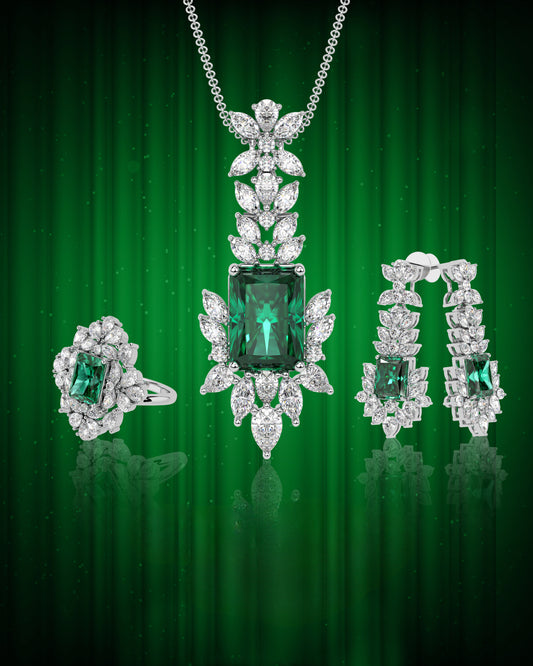 Emerald Radiance Set of 3
