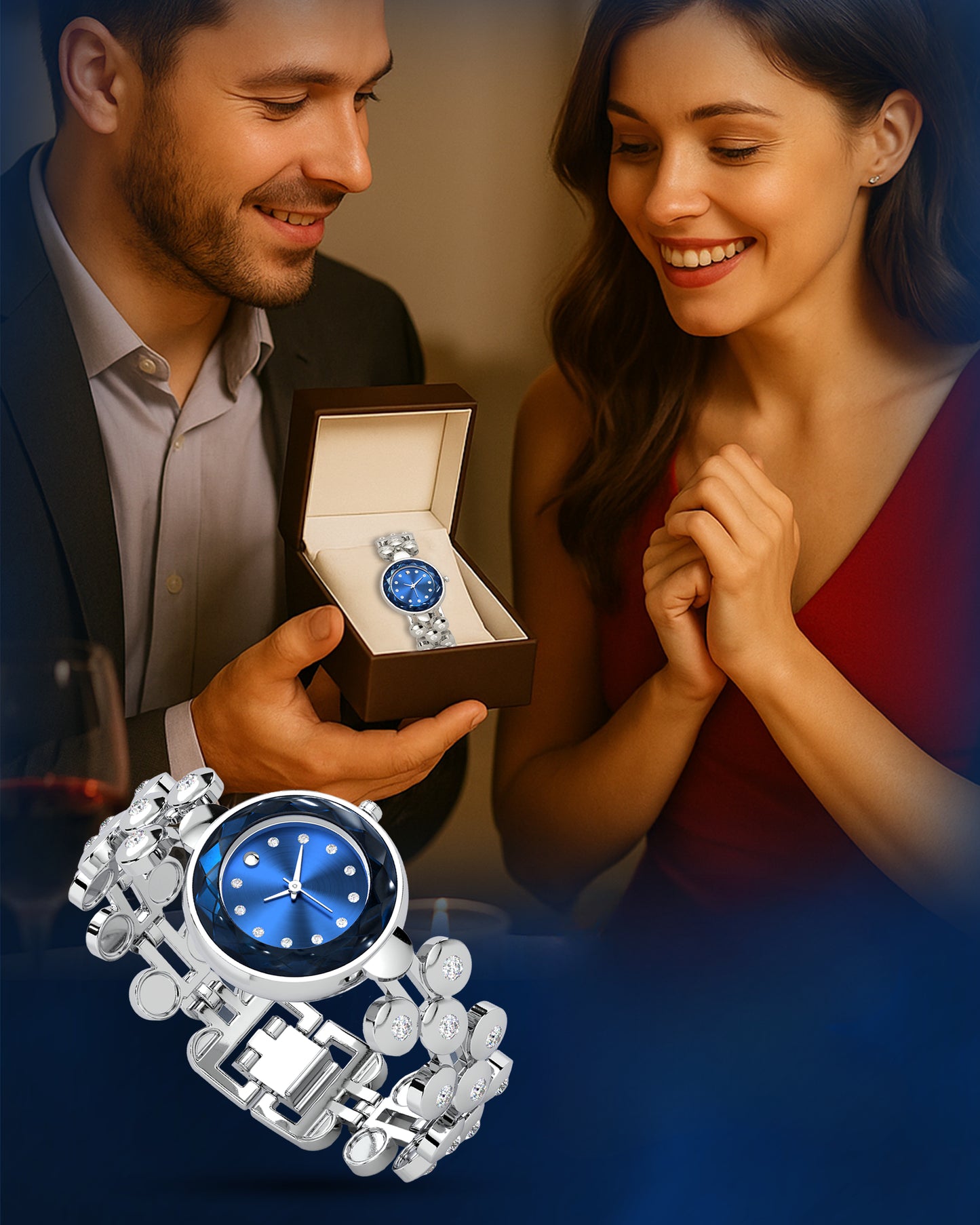Classic Silver Ladies Watch – Elegant Daily Wear | Yaanza