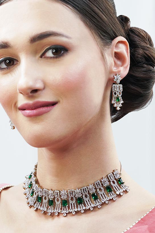 Emerald Green Jewelry Set